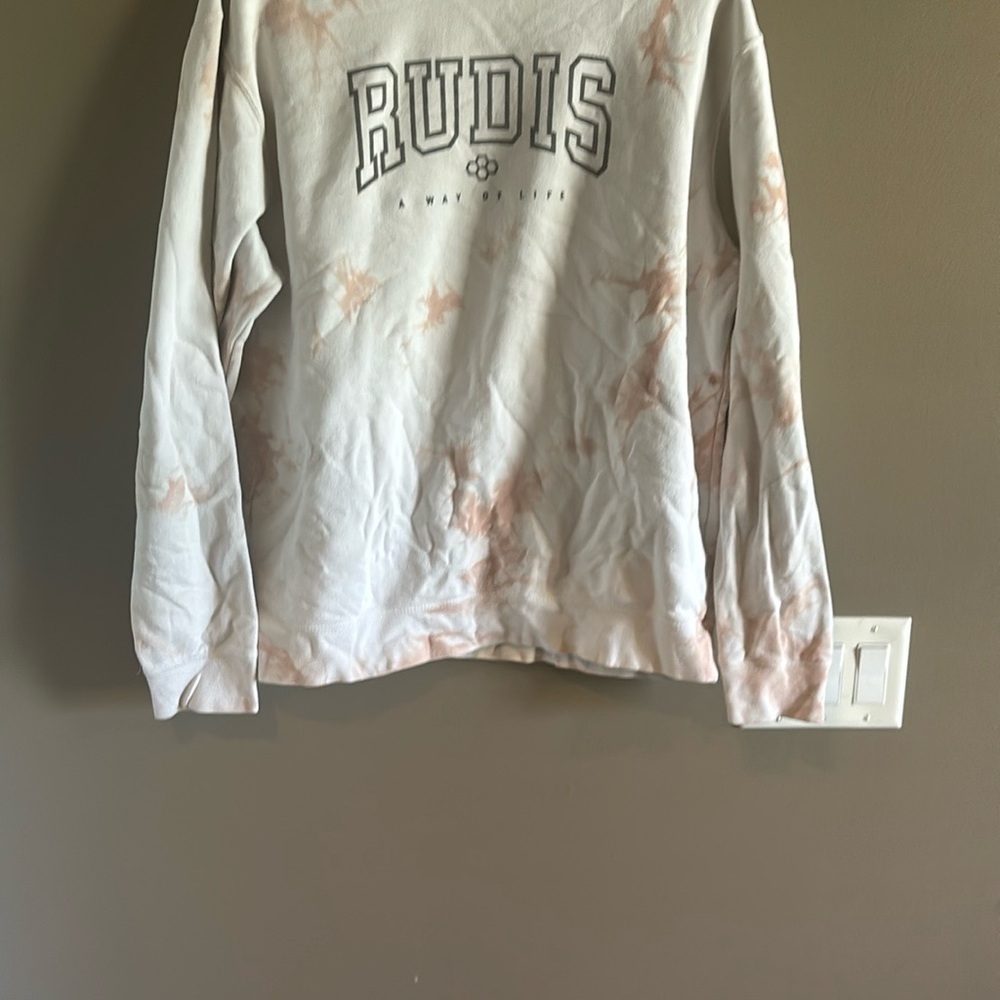 Adidas Cream Crewneck Sweater Soft Texture